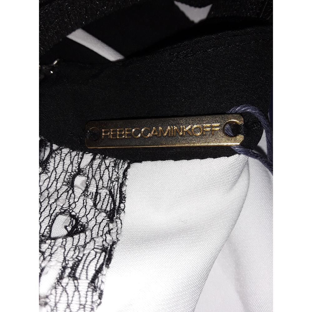 NWT Sz 2 Rebecca Minkoff CLARISSA Lacy Colorblock Corset Dress - Picture 10 of 10